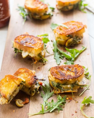 Mini Grilled Cheese Sandwich Appetizers