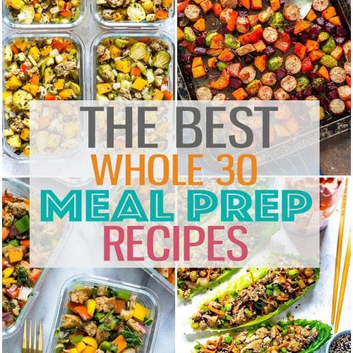 These Whole 30 meal prep recipes will give you inspiration to create healthy, wholesome meals in advance - so perfect for you to plan ahead well in advance for clean eating in the New Year! #whole30 #mealprep