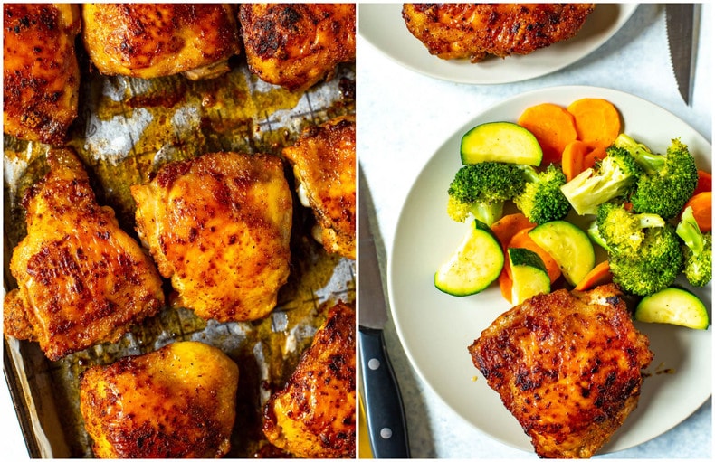 Perfect Baked Chicken Thighs
