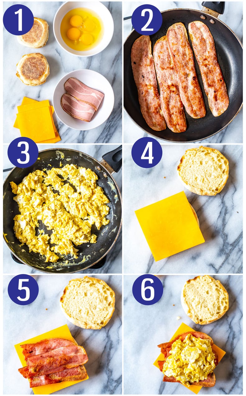 Breakfast Sandwich Recipes 3 Ways