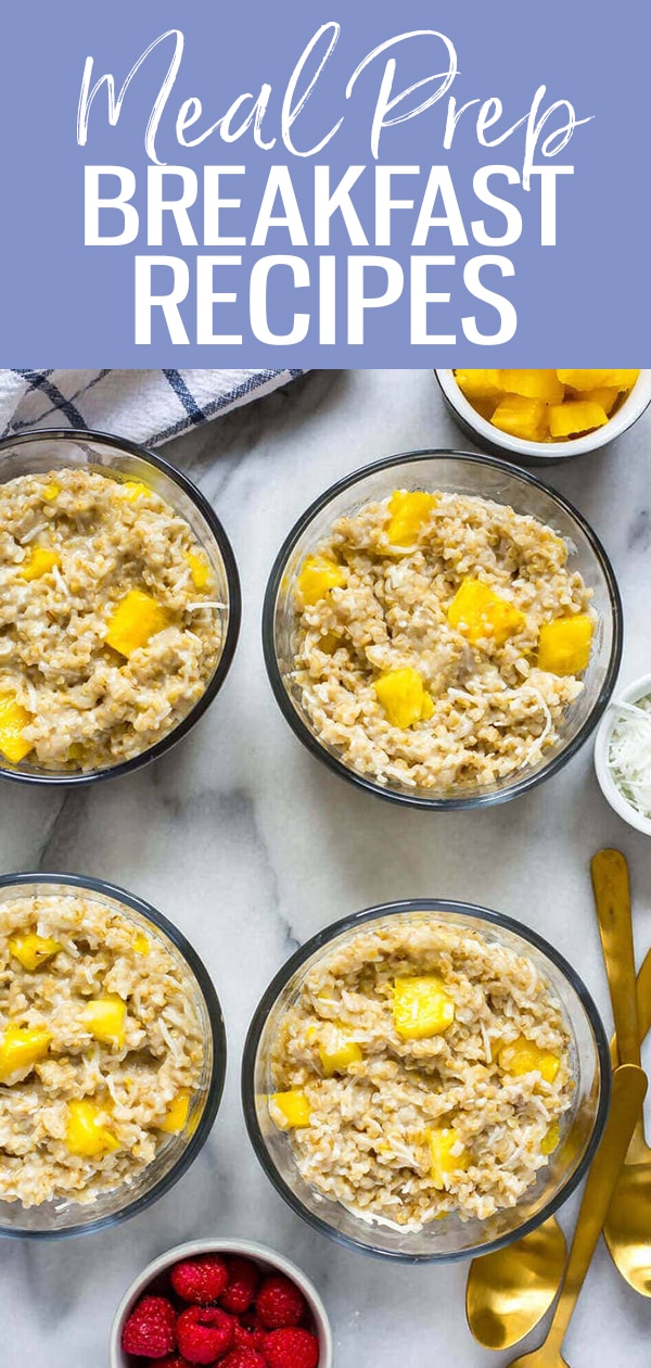 These 15 Breakfast Meal Prep Ideas for Busy Mornings are perfect for when you're in a rush or just don't have time to make breakfast. 