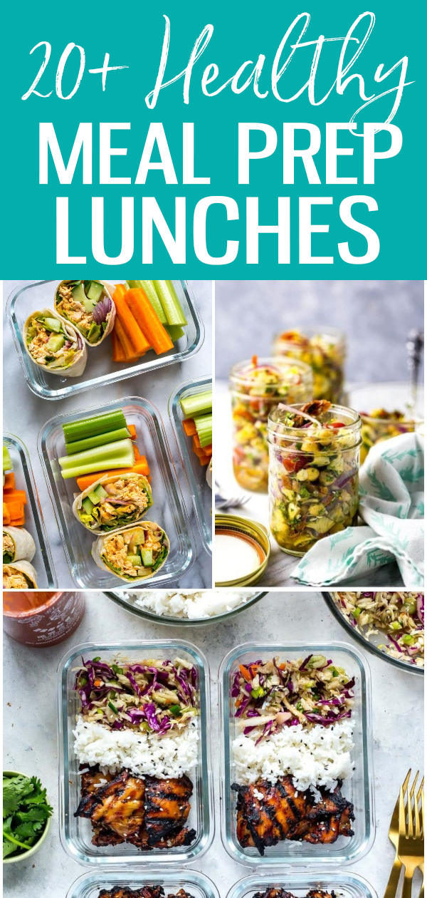  These Healthy Meal Prep Lunch Ideas for Work are perfect for busy weeks - these meal prep bowls are creative and delicious! #healthylunch #mealprep #lunchrecipe