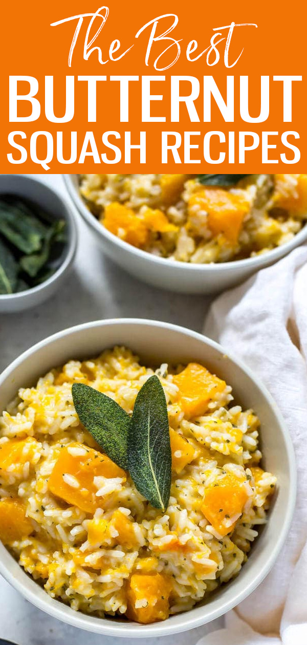 These are the BEST Butternut Squash Recipes for Fall! Try them out and make sure to download my free 7-day dinner menu. #butternutsquash #reciperoundup