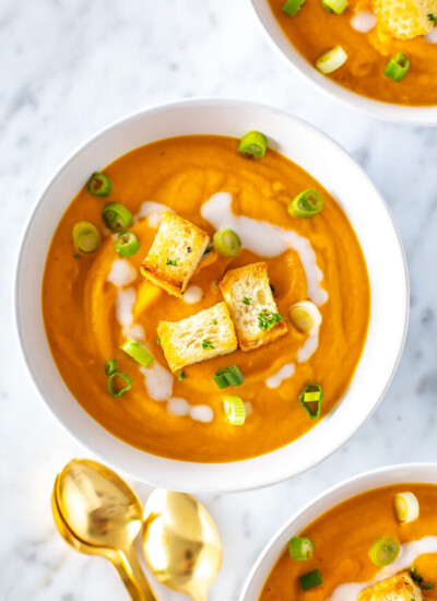 Creamy Coconut Carrot Ginger Soup