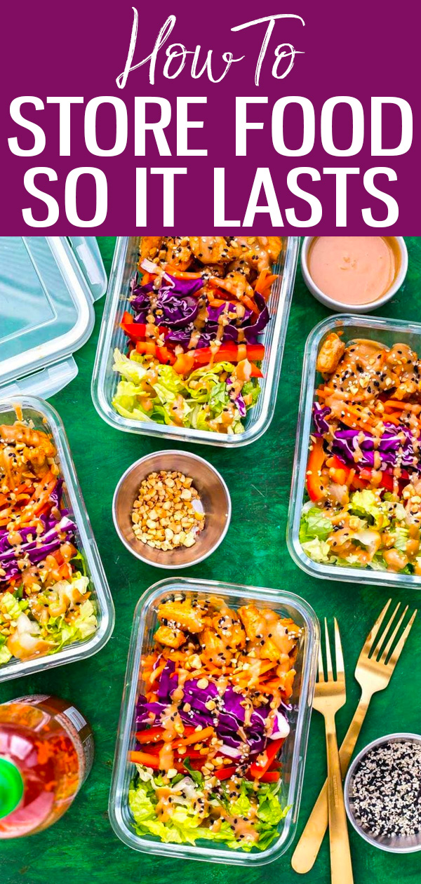 Here are the best meal prep containers and food storage tips to keep your food fresh - plus, a free meal prep plan to put them into practice! #foodstorage #mealprep #mealplan